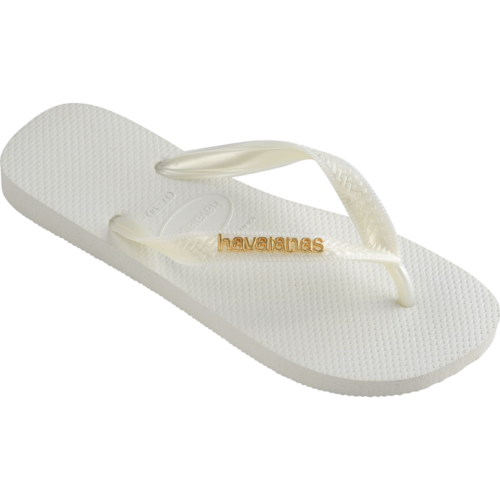 Alternative view of Women's Top Logo Metallic Flip Flops Flip Flops Zone