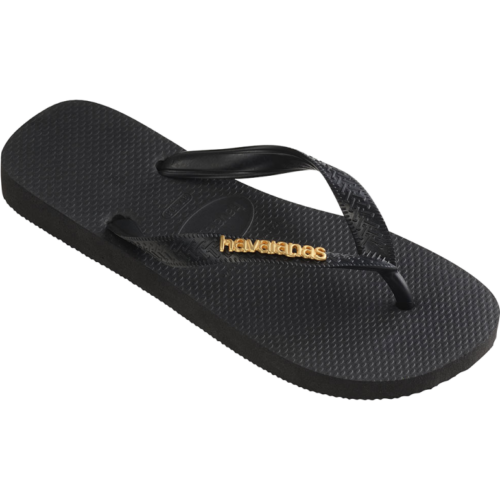 Alternative view of Women's Top Logo Metallic Flip Flops Flip Flops Zone