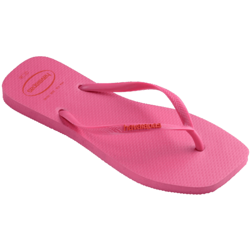 Alternative view of Women's Slim Square Logo Pop Up Flip Flops Flip Flops Zone