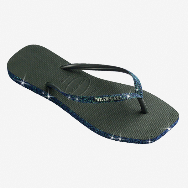 Havaianas Slim Square Sparkle Flip Flops Zone - Image 5