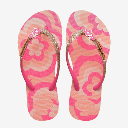 Alternative view of Havaianas Kids Slim Glitter Trendy Flip Flops Zone