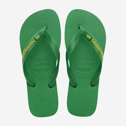 Alternative view of Havaianas Brasil Logo Neon Flip Flops Zone