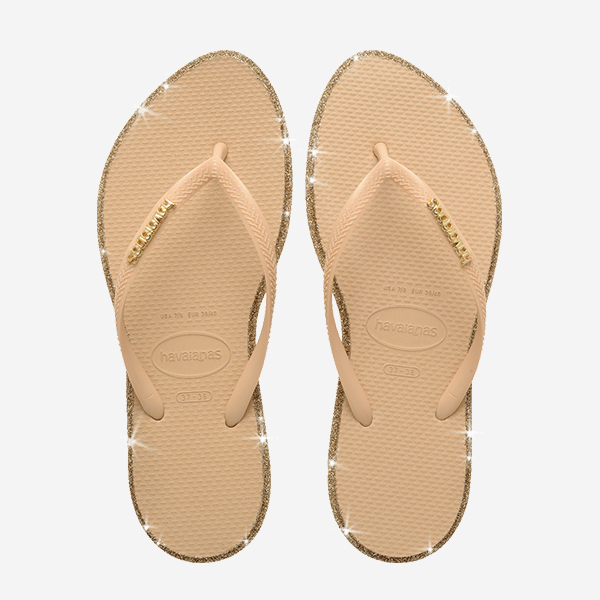 Havaianas Slim Point Glitter Flip Flops Zone - Image 4