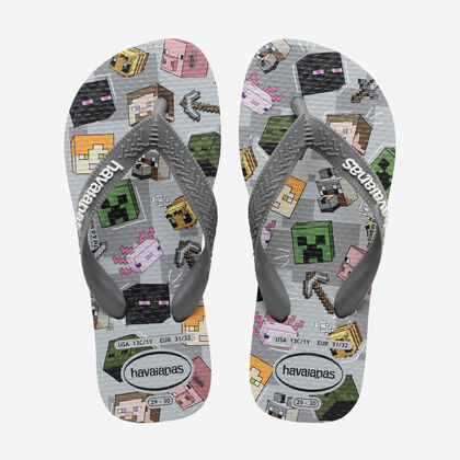 Alternative view of Havaianas Kids Minecraft Flip Flops Zone