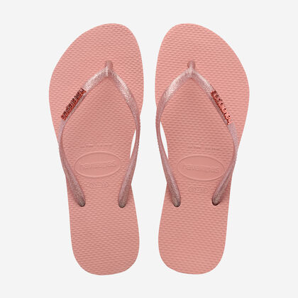 Alternative view of Havaianas Slim Logo Metallic Flip Flops Zone