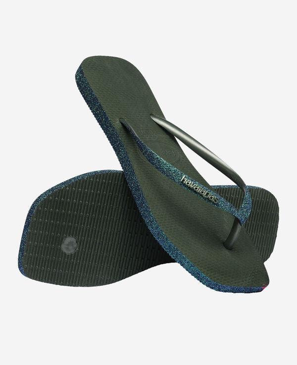 Havaianas Slim Square Sparkle Flip Flops Zone - Image 8