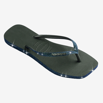 Havaianas Slim Square Sparkle Flip Flops Zone - Image 4