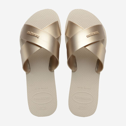 Havaianas Aqua Metallic Flip Flops Zone