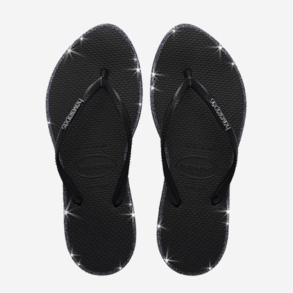Alternative view of Havaianas Slim Point Glitter Flip Flops Zone