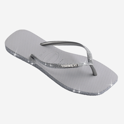 Havaianas Slim Square Sparkle Flip Flops Zone - Image 3
