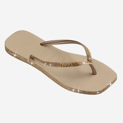 Alternative view of Havaianas Slim Square Sparkle Flip Flops Zone