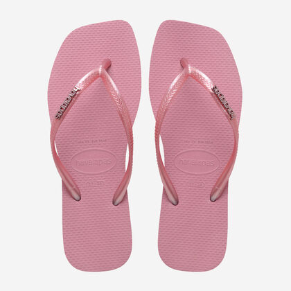 Alternative view of Havaianas Square Logo Metallic Flip Flops Zone