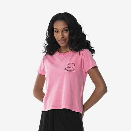 Havaianas T-Shirt W Beach Like A Brazilian BB Flip Flops Zone