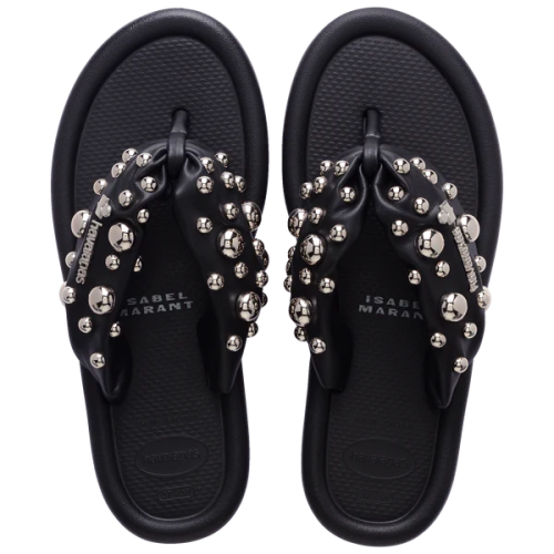 Women's Isabel Marant Maxi Puffed Studs Flip Flops Flip Flops Zone