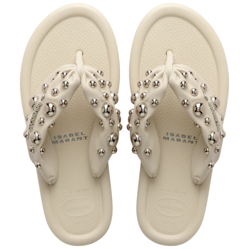 Women's Isabel Marant Maxi Puffed Studs Flip Flops Flip Flops Zone